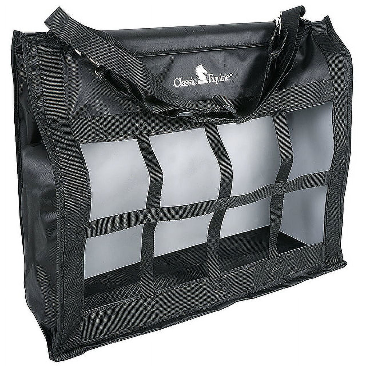 Equine Black Classic Bag Designer Load Hay Top