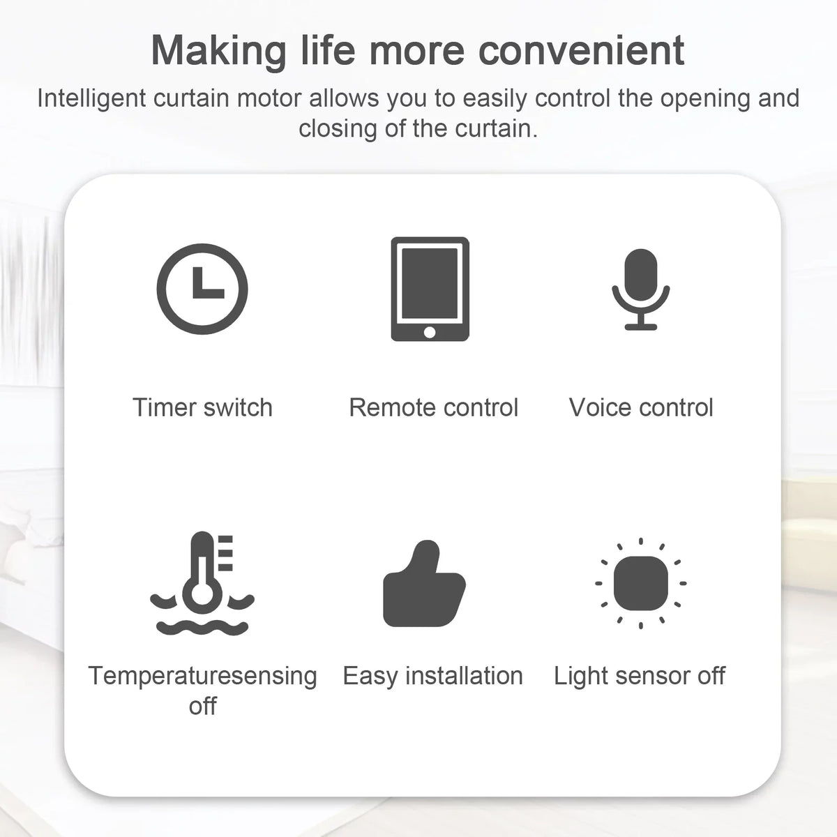 Control Timer Setup Electric WiFi Home Intelligent Gateways Robot & Curtain Support Curtain Motor Opener Automatic Sensing Compatible Remote with for No Roman Htovila Wiring with Rod APP