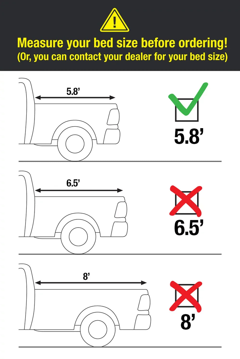Truck FIT Soft Bed MaxMate | Cover 1500 Bed 5'9" GMC (69") 2007 Compatible Classic) TCC484003 Silverado Sierra Quad-fold | (NOT 2007-2013 with Tonneau Chevy