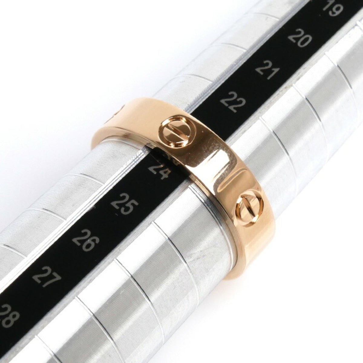 (Good) Pre-Owned 23.5 7.0g B4084864 Pink Size CARTIER Ring Love 64 Gold Men's K18PG