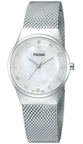 Easy MOP PH8053 Crystal Bracelet Design Watch Mesh Swarovski Dial Women's Steel