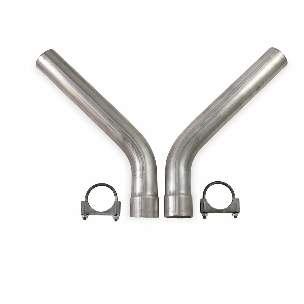 Corner Super Exhaust 2.5" Flowmaster 40 F-Series 67-72 Ford Kit Exit Fits Dual