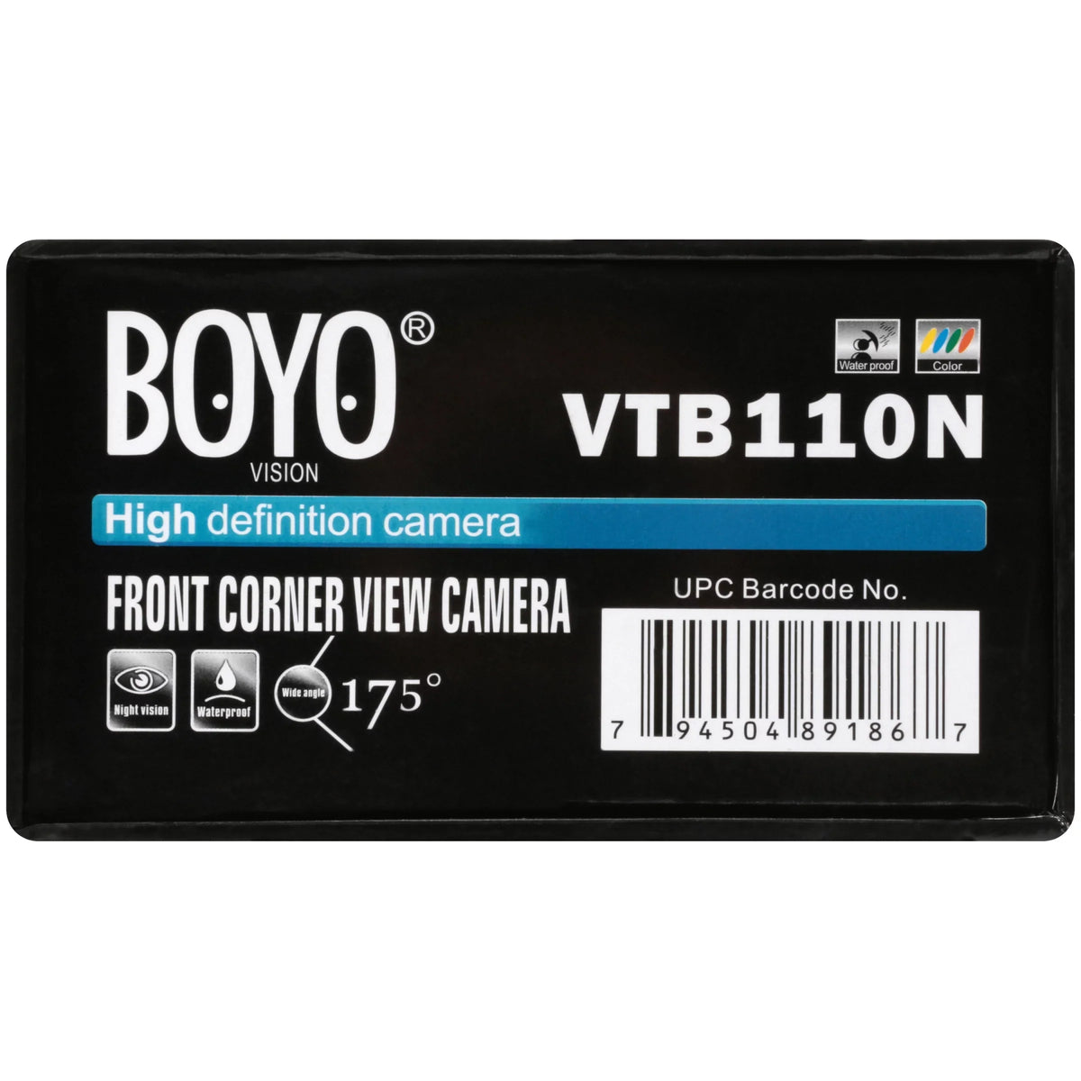 Front BOYO VTB110N Mount - Camera Corner-View Universal