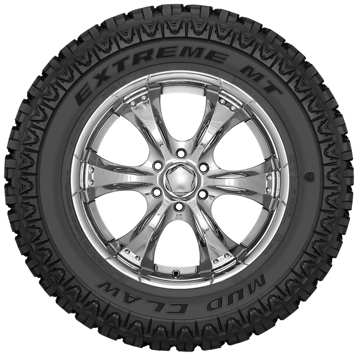 All 4 Mud Mud M/T 285/70/17 Claw Off-Road / Terrain 2857017 Truck Extreme MCX84 285/70R17 / Tire 121/118Q LT