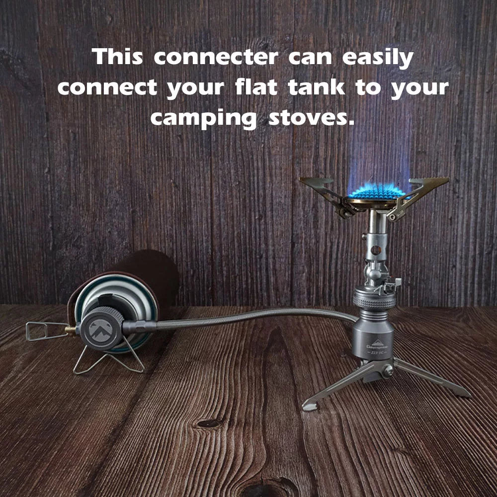 Portable Butanes Connector, Camping Cooking Canister for Adapter Stove Equipment Tripod Camping CAMPINGMOON