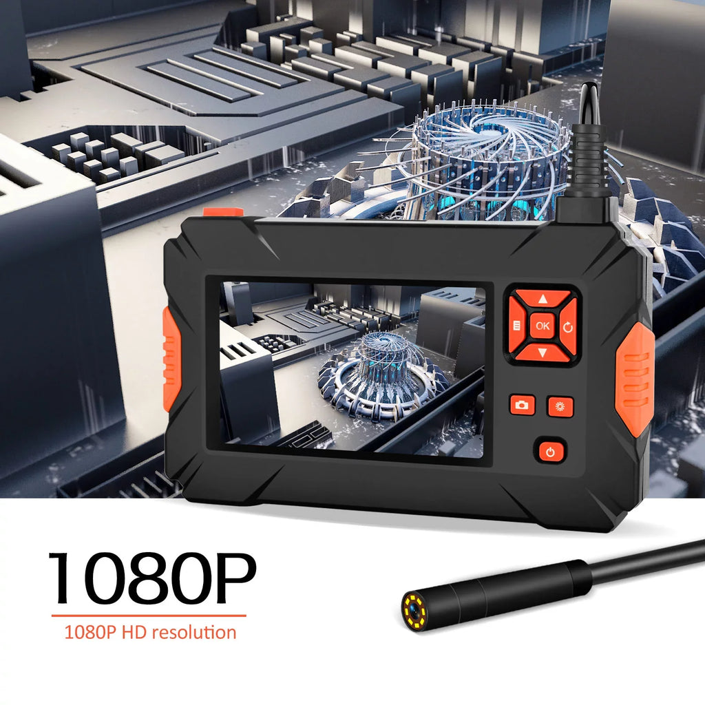 IPS Sewer for Full-Color Automobile Inspection Maintenance Endoscope Pinnaco - P130 Industrial 4.3" Screen Camera,  Engine Portable