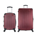 Intely DUKAP (DKINT0SM-WIN) 2-Piece Wine Luggage Set Plastic