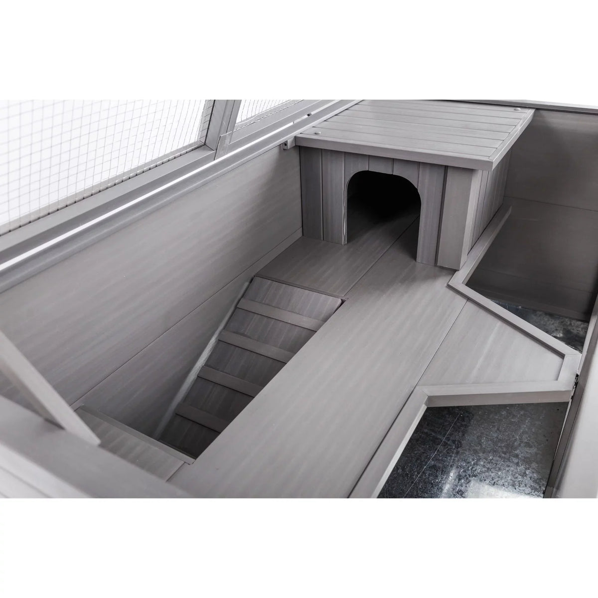 Park ECOFLEX® Indoor Rabbit Habitat-Nantucket Hutch Grey Avenue Jumbo