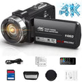 IR 4K for You MARVUE Vlogging with Zoom 48MP 30FPS Camcorder Vision 18X Digital 3.0" Screen Camera Camera Video Night Touch LCD Camera