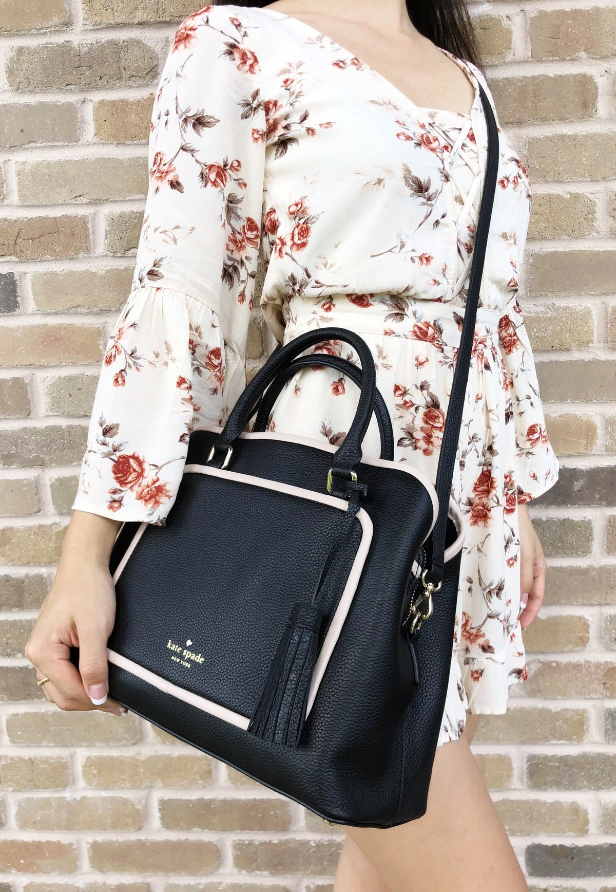 Ward Tassel Satchel Black Kate Spade Crossobody Bag Evangelie Place