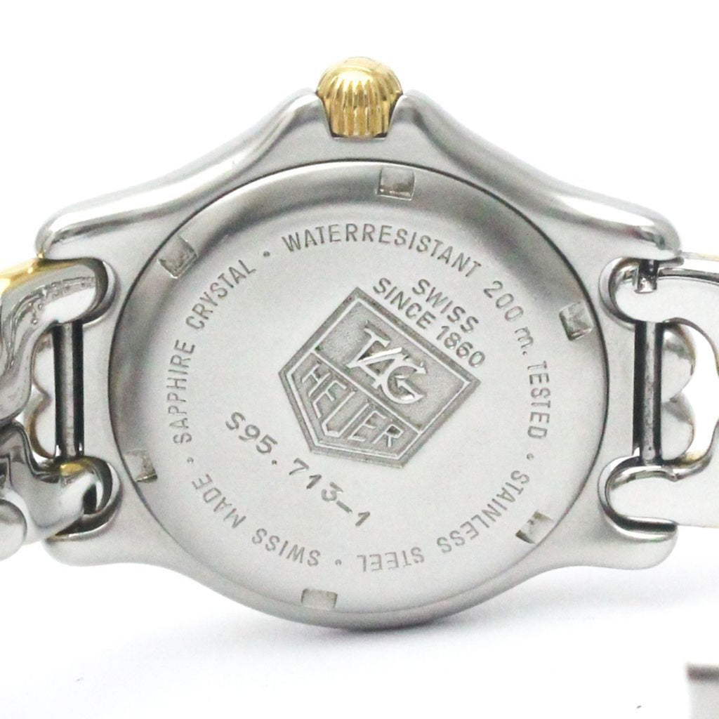 Pre-Owned Gold Mid HEUER BF568511 (Good) S95.713 Watch Plated 200M TAG Polished Sel Steel Size