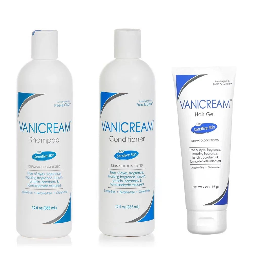 oz Conditioner Shampoo, oz Vanicream & Hair Skin, and For Sensitive 7 Gel 12