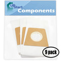 U Pack Devil Bags Dirt 3920048001, - Replacement Bagged Pack) Upright per 3 Green) Vacuum Bags for 3920047001, - Vacuum Vacuum Devil Type Compatible (Light Featherlite M085580 27 (9 Dirt with Bags