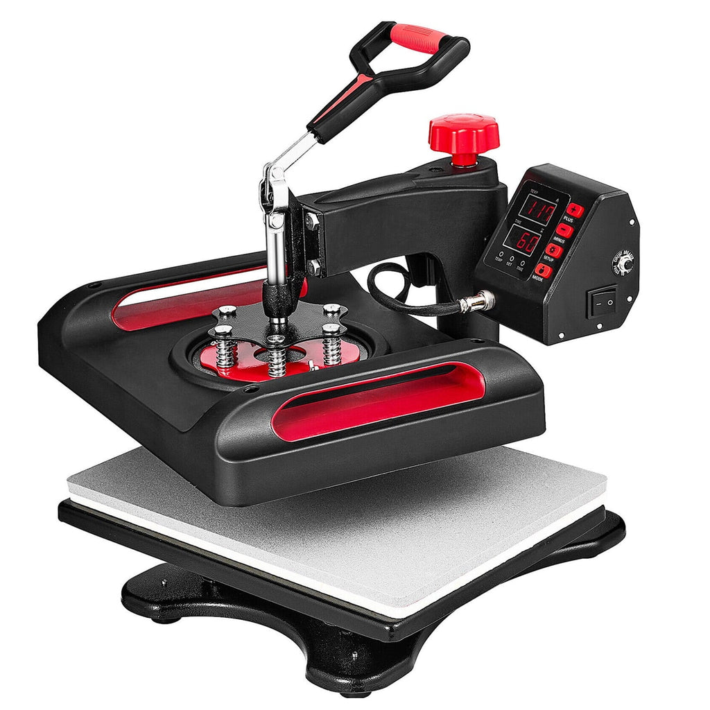 Swing Press Sublimation Heat 1, Control T-Shirts, Printing, 8 Machine x LCD 15 Away Transfer Red Transfer 15 Vinyl Bag, Canvas for Printer, Inches in Precise 360 Digital Printer Pillow, Banner