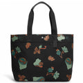 Multi) Leaves Print Coach Tote with (Black Large Handbag Canvas Dreamy