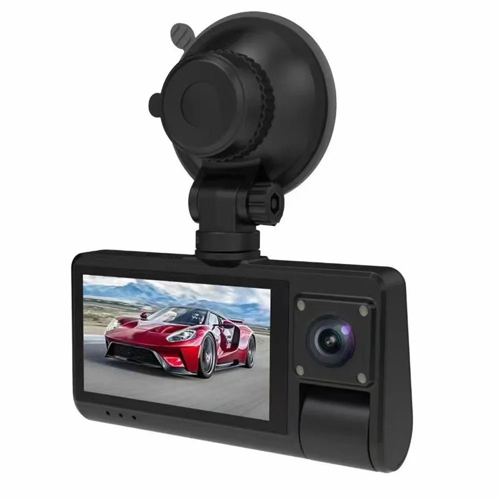 '- Recorder WiFi Wide Rearview Clear Connectivity Angle Screen 3-in-1 with Mirror Safety Touch Driving Dash Camera, Video Cam - Recording, Auto