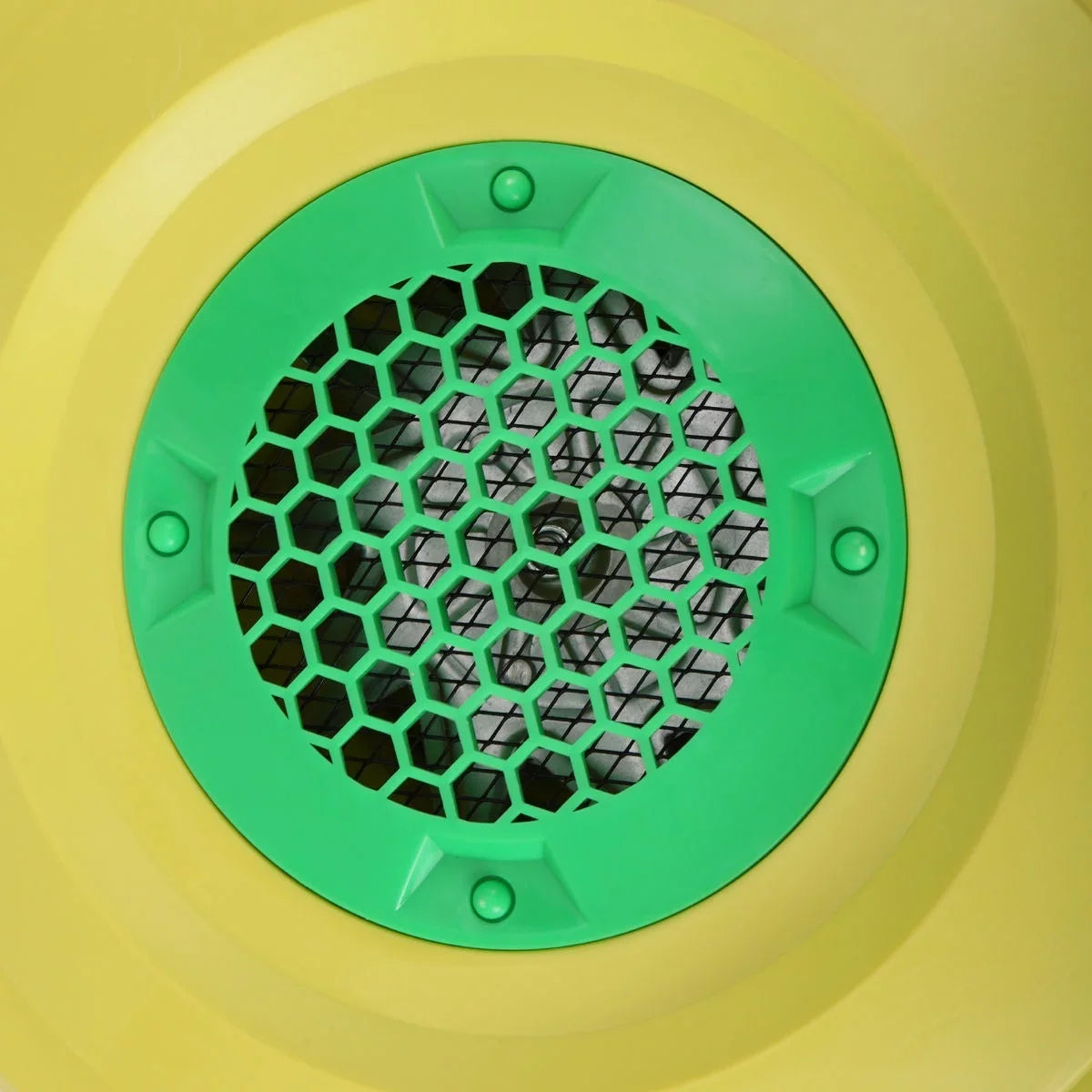 Pump Slides, Blower, Outdoor Inflatable Green Fan Yellow Safe, Liquid and for Indoor Air Bounce Portable Castle, -