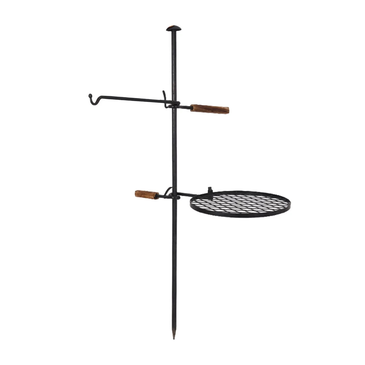 Pit Outdoor Grill Grill Swivel Adjustable Campfire in1 Fire Grill BBQ DENEST Charcoal 2