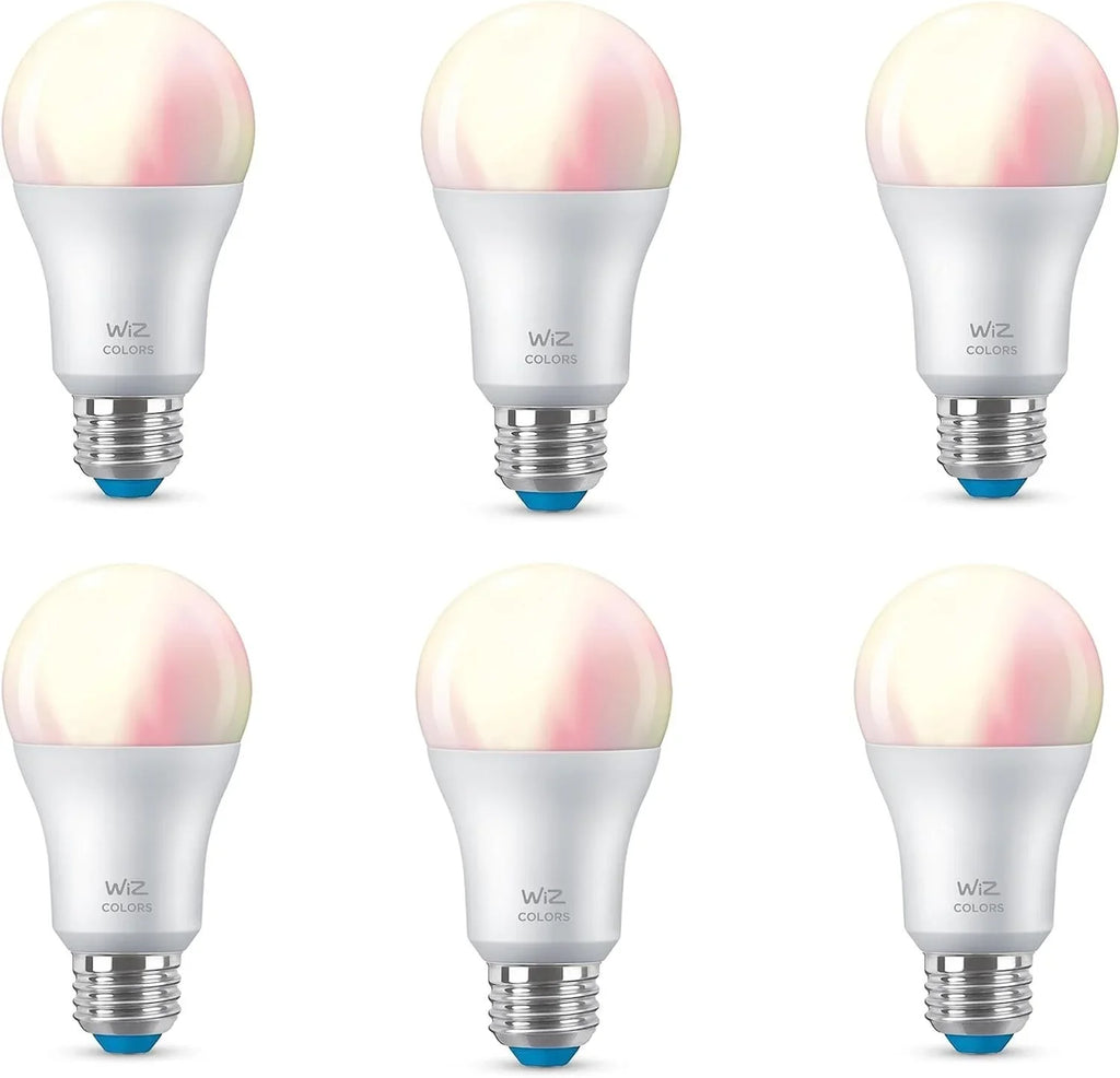 Connects LED 60W Indoor Color - or + - - Existing A19 Your Pack with Control Matter 6 Activate to E26- Smart App Motion Compatible Voice Bulb - - with WiZ of Wi-Fi