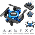 RC RC for 360° Hovering K04 Land One Camera Beginners Auto Kids, Gift Suitable Flip for HD Foldable Key Aircraft Quadcopter Drones Mini Headless Toys Drone
