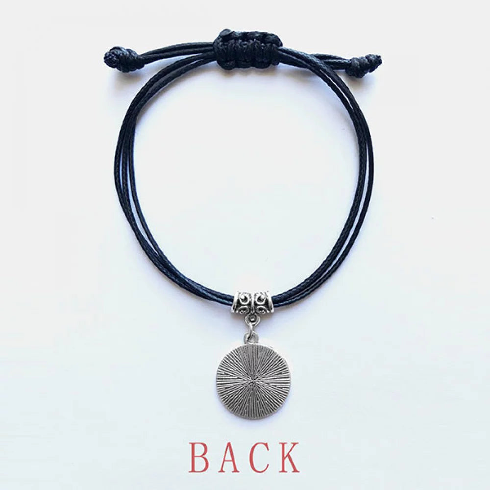 Leather Famous Architecture Black Germany Jewelry Rope Wristband Building Bracelet