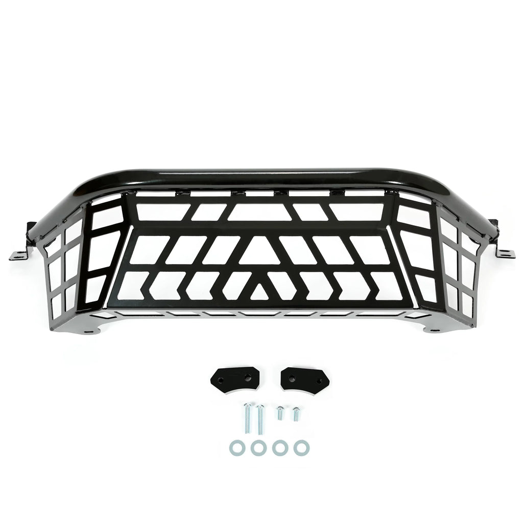 20 Powder Teryx Luggage Coated Black Kojem Rack Kawasaki Steel for 22 21 Barricade Enclosure Cargo Tailgate 1000 23 Bed KRX