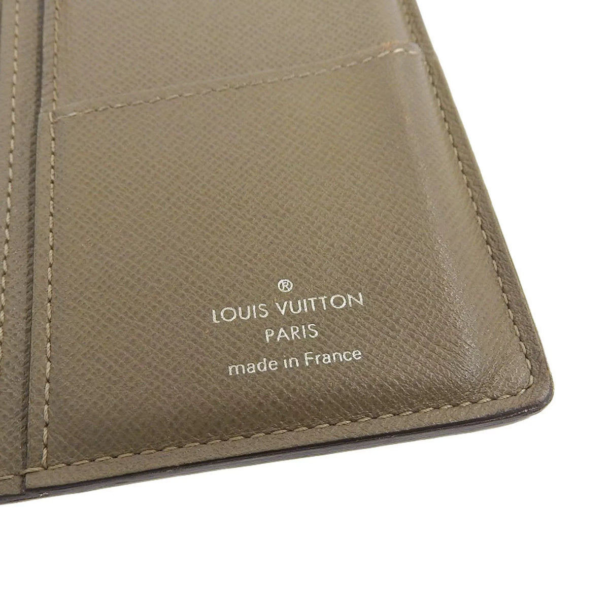 Portefeuille (Good) LOUIS VUITTON Long Brother Louis Pre-Owned M32807 Ural Vuitton Wallet Taiga Bifold