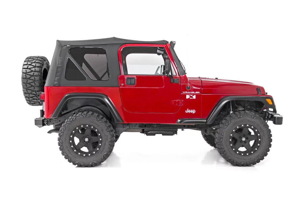 Black Jeep YJ Country 87-95 for Top Replacement Soft Rough