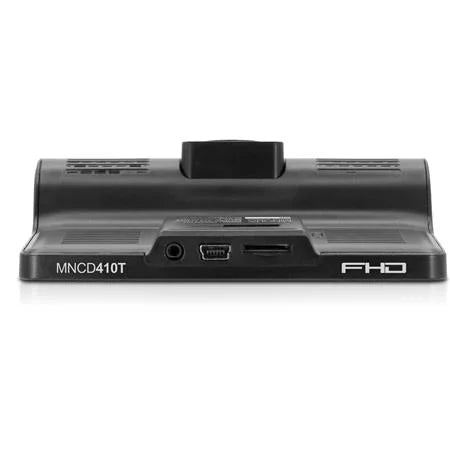 Screen and Recording, MNCD410T Front Camera 3-Channel View Rear Dash Full with Black HD LCD 4"