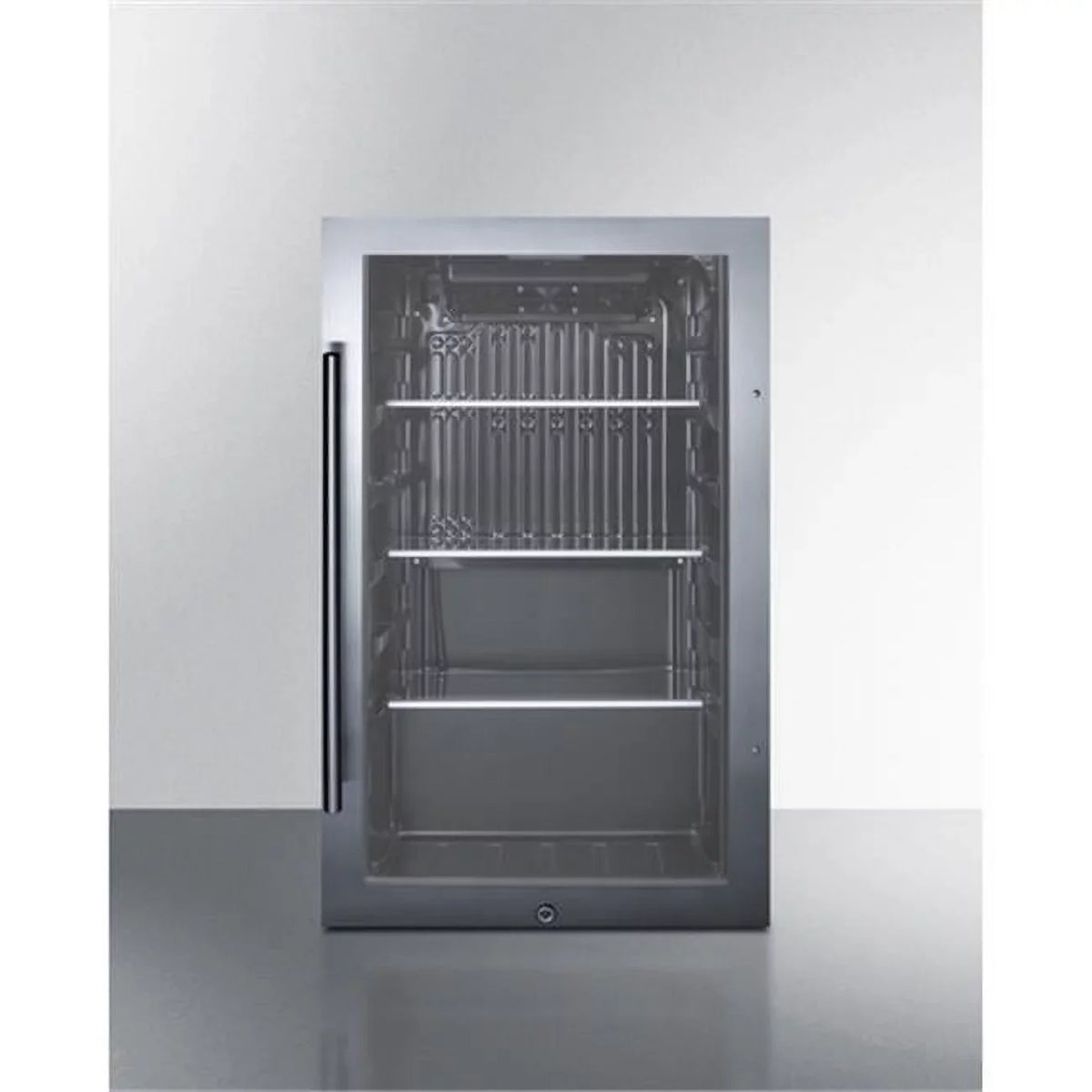 Black Cabinet 32.5 17 x x Shallow Depth Outdoor in. Refrigerator, 19