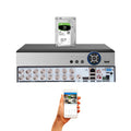 Security H.265 Standalone Video Channel Storage CVI with HD Office 16 2TB CCTV DVR Evertech Digital Recorder Analog TVI AHD Home