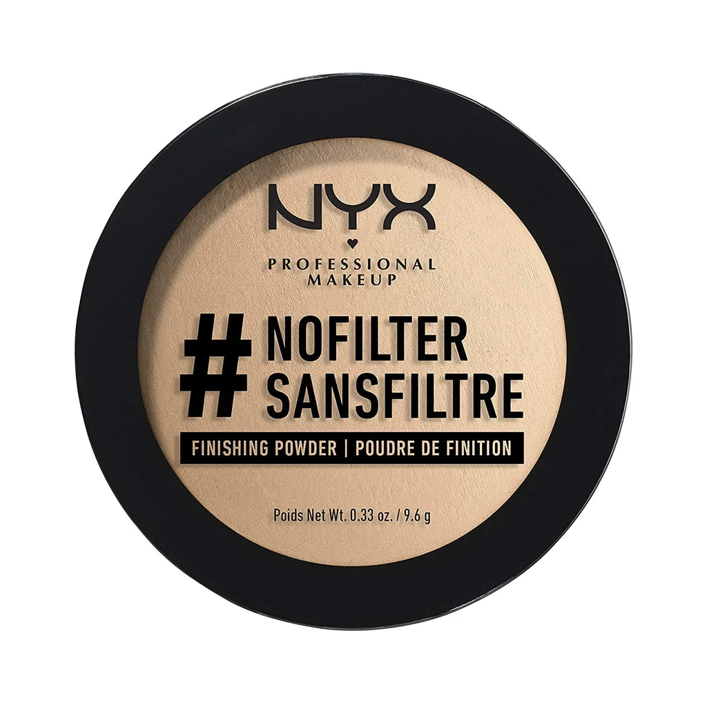 '- 9.6g Powder Pressed NYX Medium Setting Finishing Powder, - NoFilter Olive,