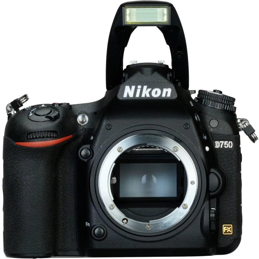 with Bundle SanDisk Nikon Telephoto Battery Card Digital + 24.3MP SD D750 Camera 50mm Lens + Camera Bag Lens + + with Kit Spare f/1.8D Filter DSLR 64GB AF (1543)