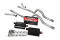 Corner Super Exhaust 2.5" Flowmaster 40 F-Series 67-72 Ford Kit Exit Fits Dual