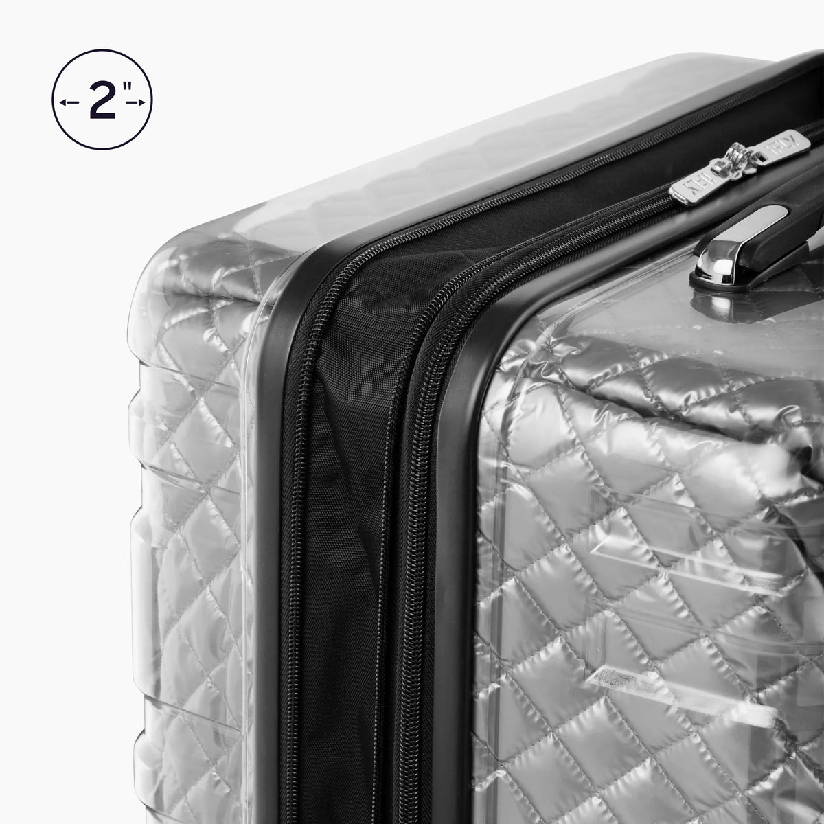 Lugagge, Versus Carry-On 20", pack) (2 Clear Hardside Spectre iFLY Silver