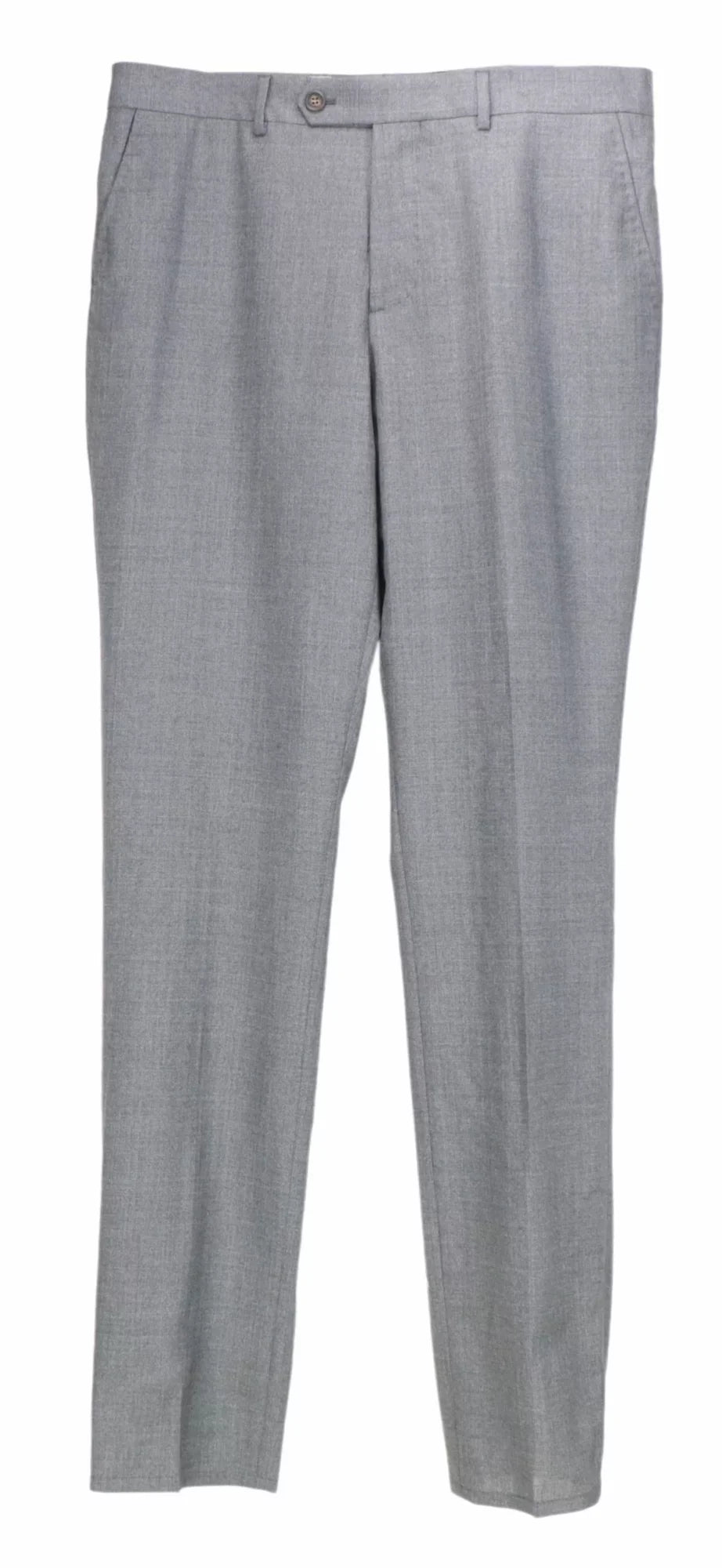 EU US - 40 Brunello Suit / Cucinelli Men's Grey Wool 50 Woven