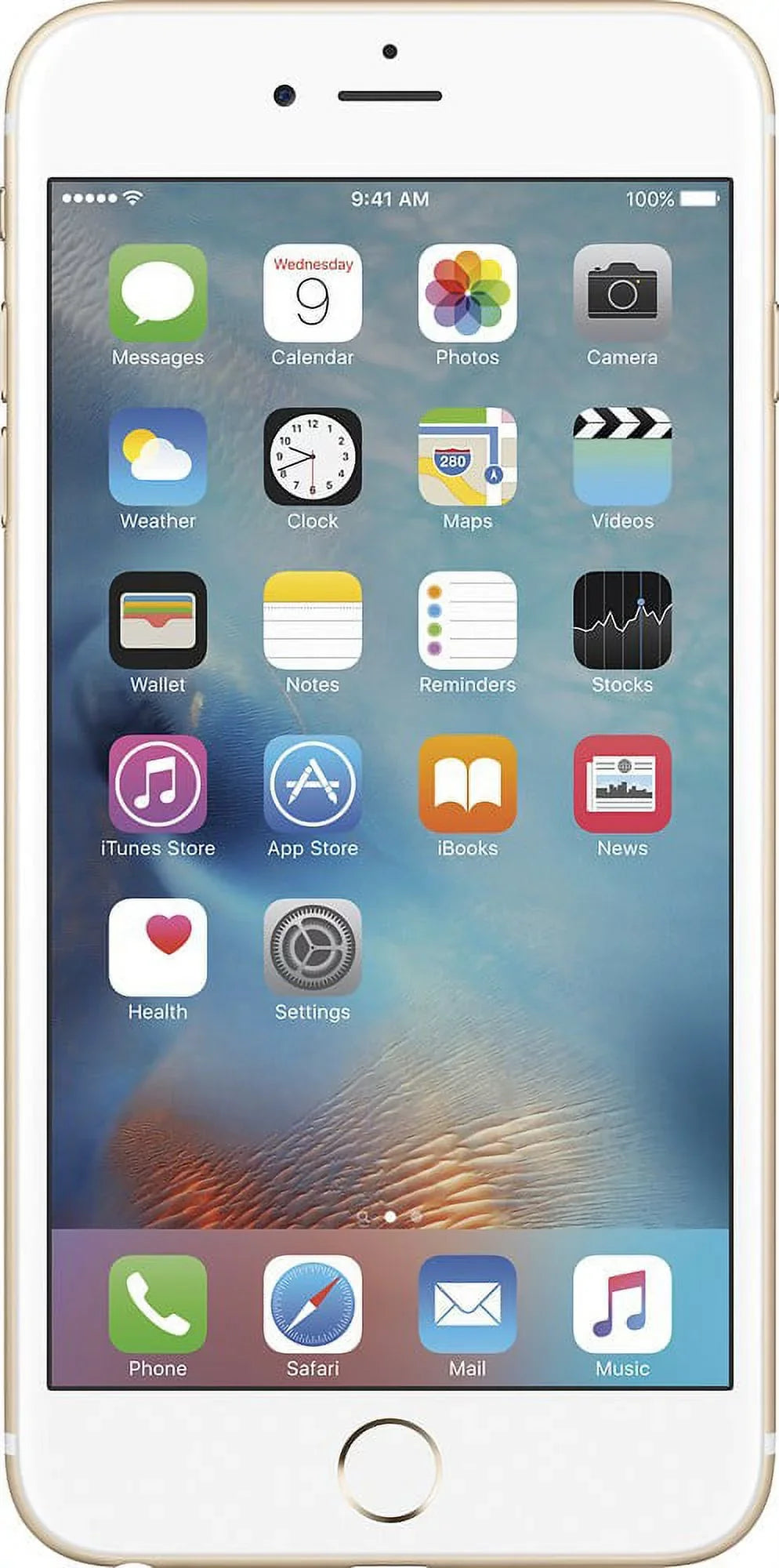 Gold Apple 4G (Used) 12MP GSM Dual-Core Unlocked 6s - Camera 128GB Phone w/ Plus LTE iPhone