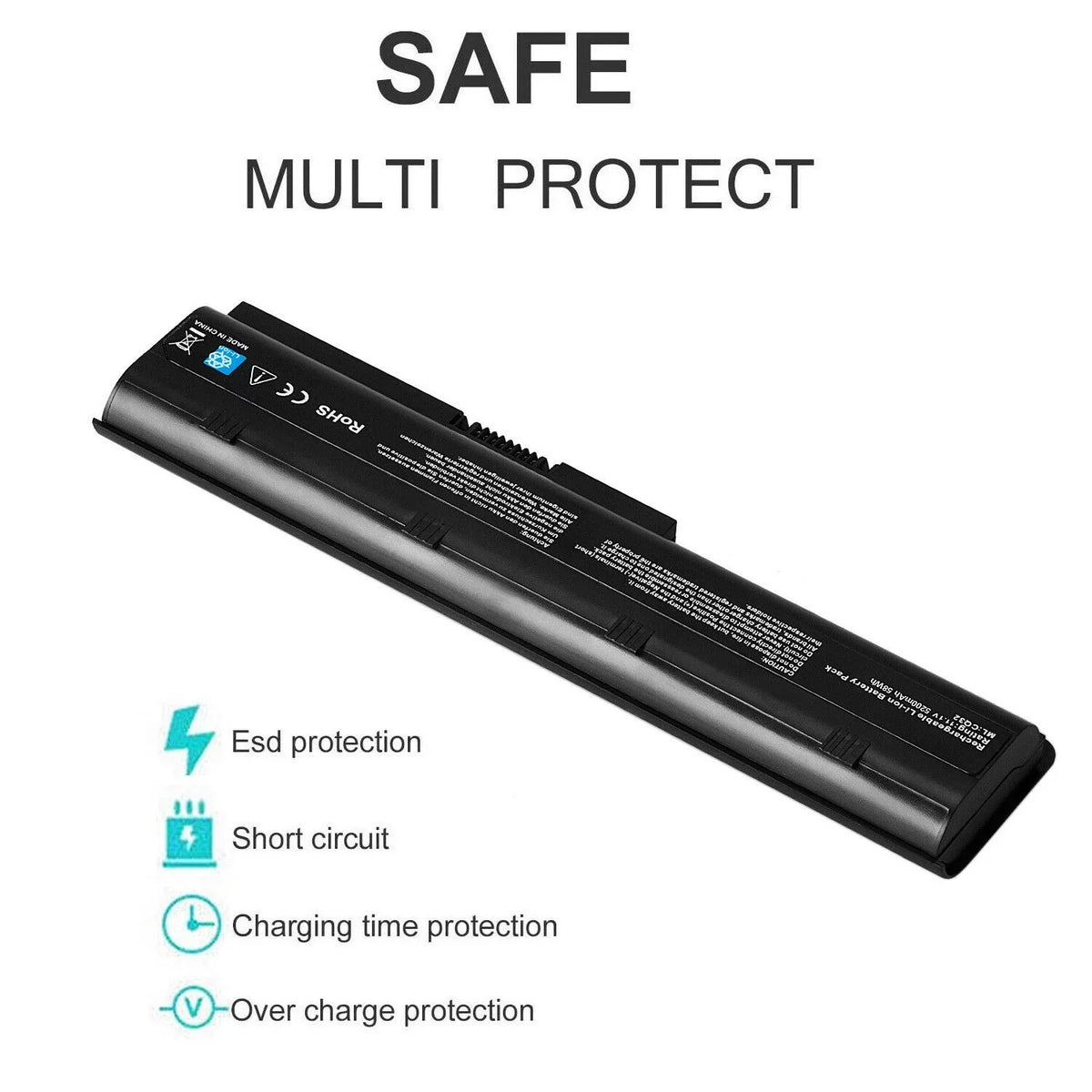 For DM4 Battery DV3-4000 DV5-2000 HP 435 G4 G6 DV7-6000 COMPAQ Pavilion DV6-3000